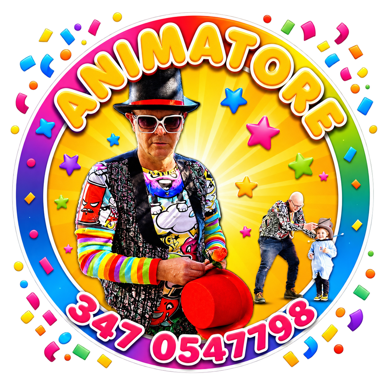 Animatore Animagix — telefono 347 054 7798